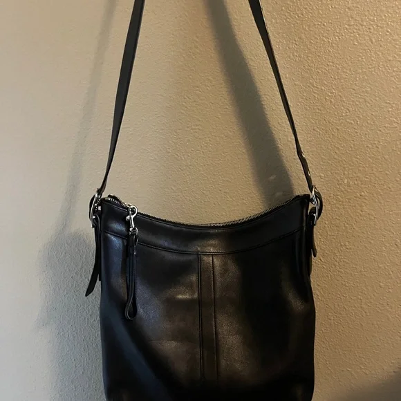 Vintage coach legacy Black Leather cross body Bag - Picture 9 of 9